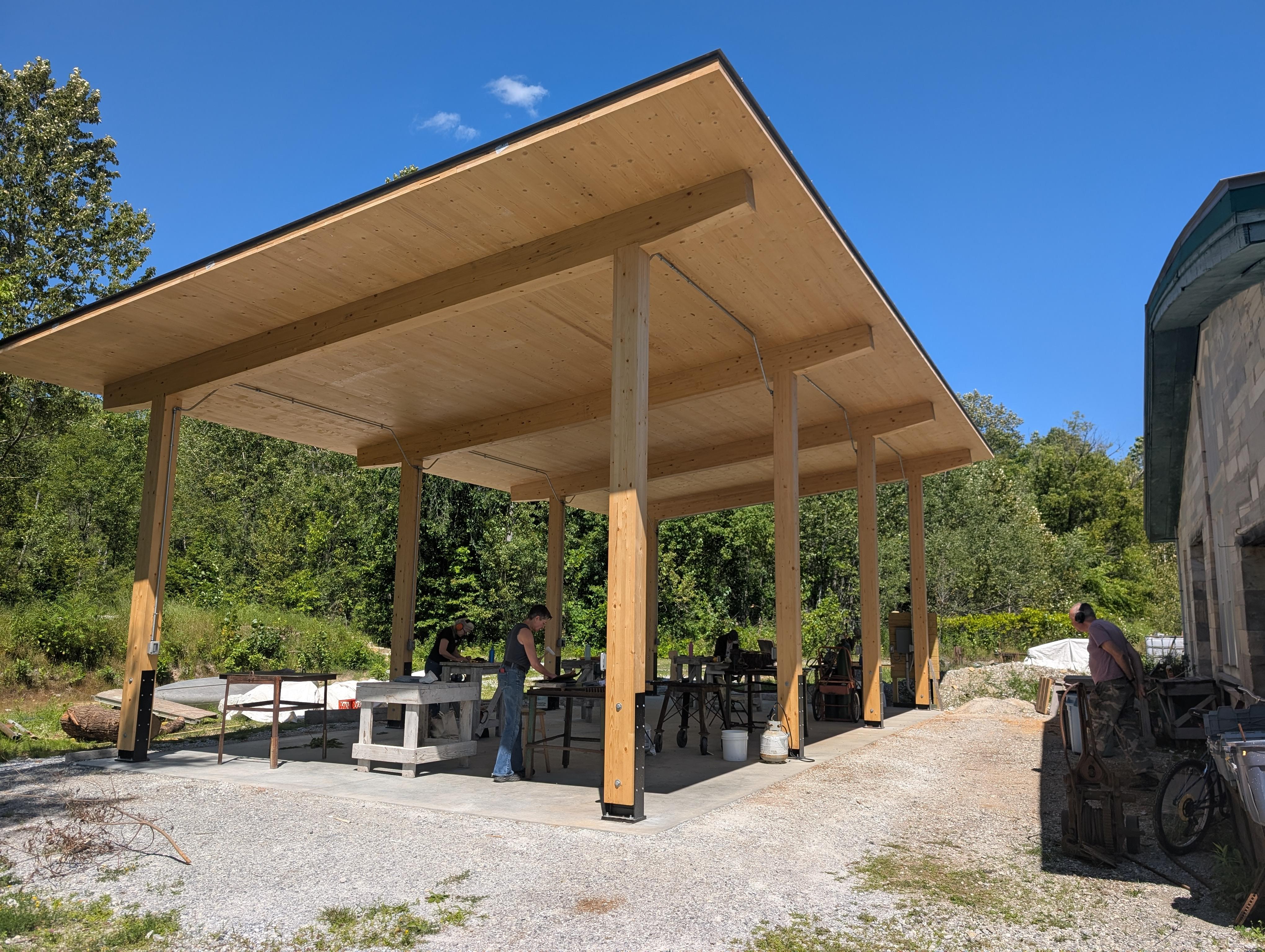 Carving Ribbons Pavilion Ribbon Cutting – The Carving Studio & Sculpture Center